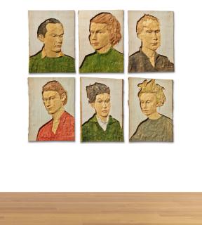 Stephan Balkenhol - Relief Heads 1-6