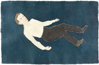 Stephan Balkenhol - Schwebender Mann.