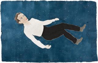 Stephan Balkenhol - Schwebender Mann.