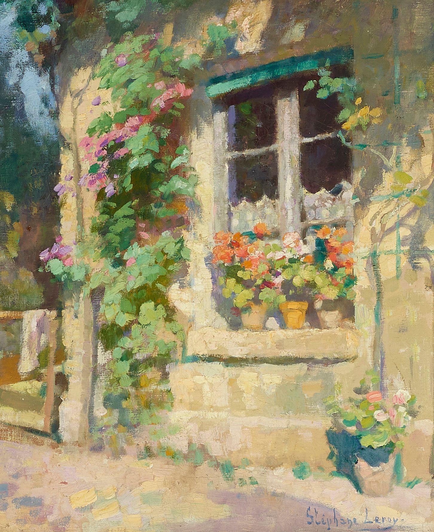 Stéphane Leroy - A Sunlit Cottage