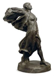 Stephen Abel Sinding - Girl with outstretched arms