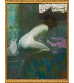 Stephen Bagnell - Blue Nude At Bedside