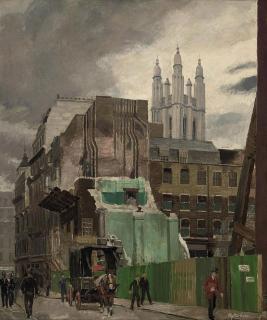 Stephen Bone - Birchin Lane