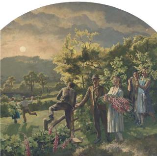 Stephen Bone - Evening