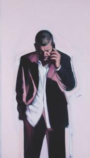 Stephen Conroy - Self-Portrait On The Phone Iii