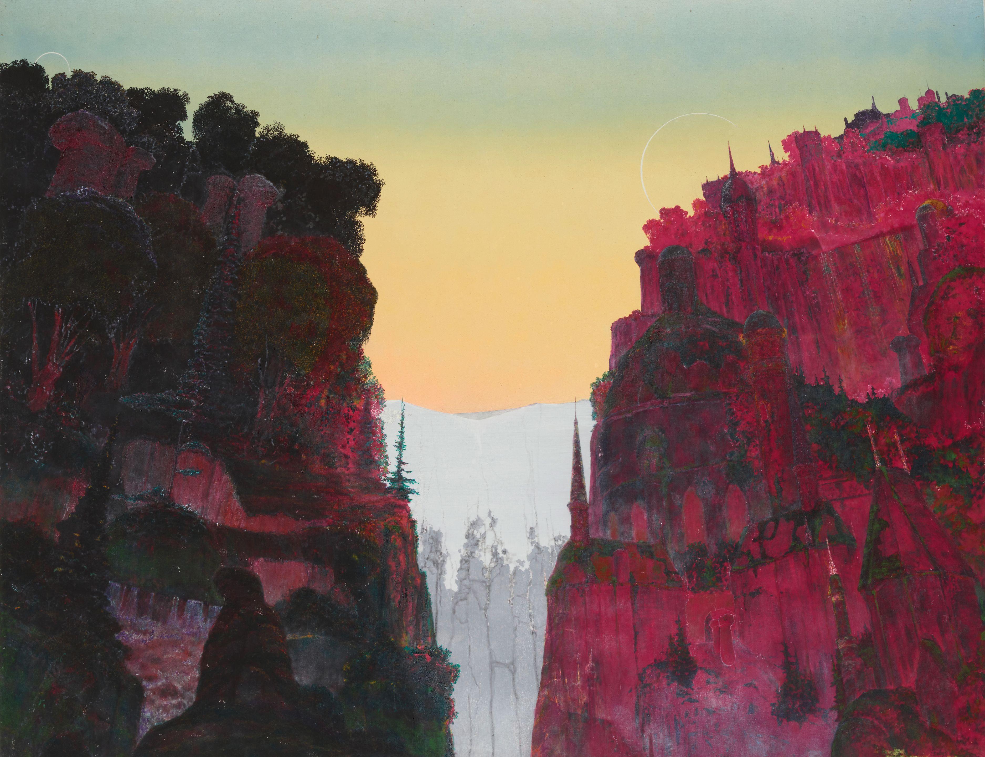 Stephen Hannock - Blacklight Landscape