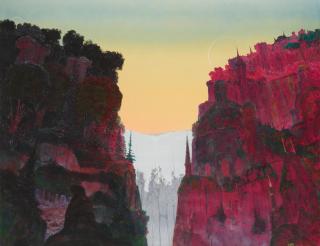 Stephen Hannock - Blacklight Landscape