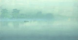 Stephen Hannock - Flooded River: Iridescent Dawn