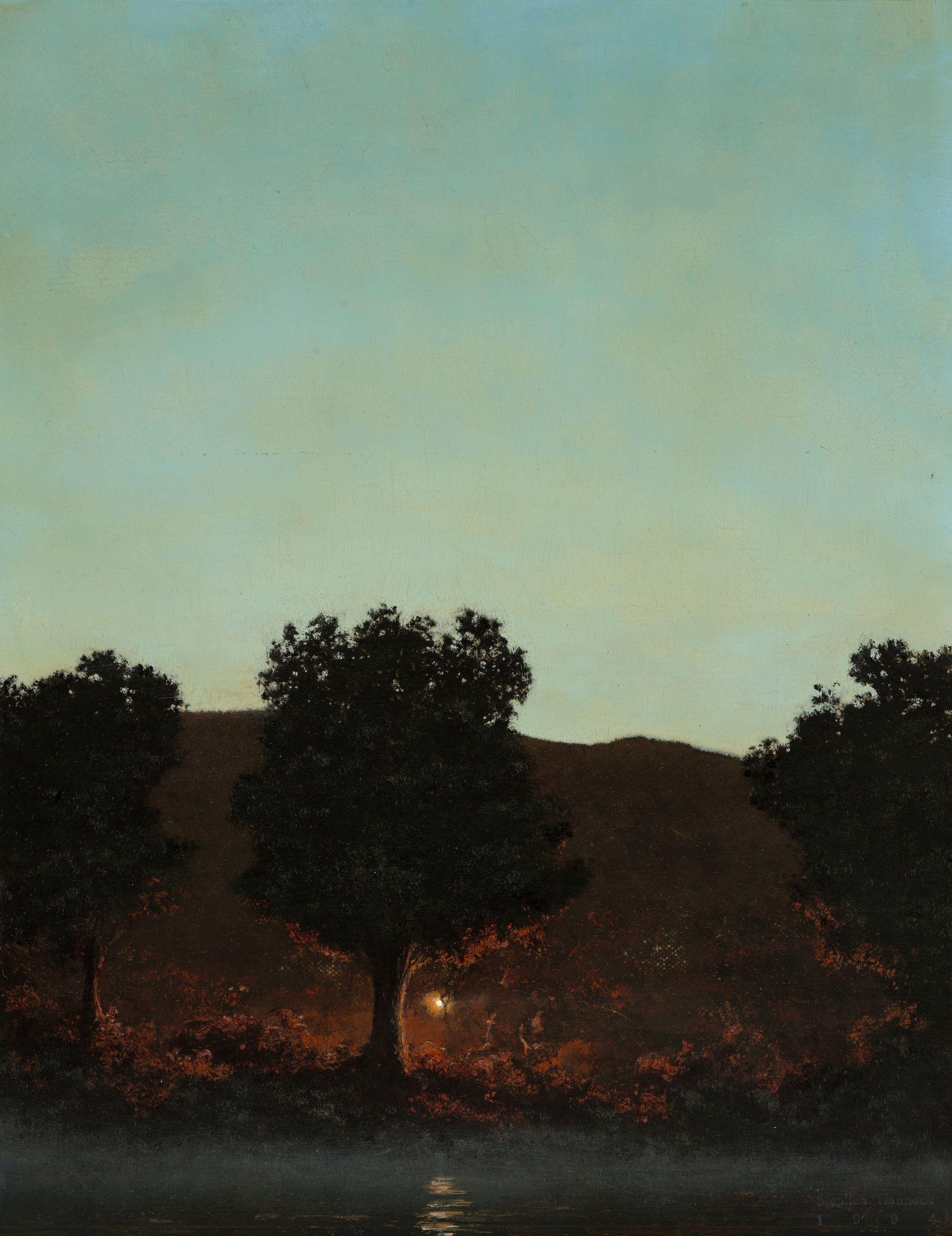 Stephen Hannock - Nocturne for Magritte