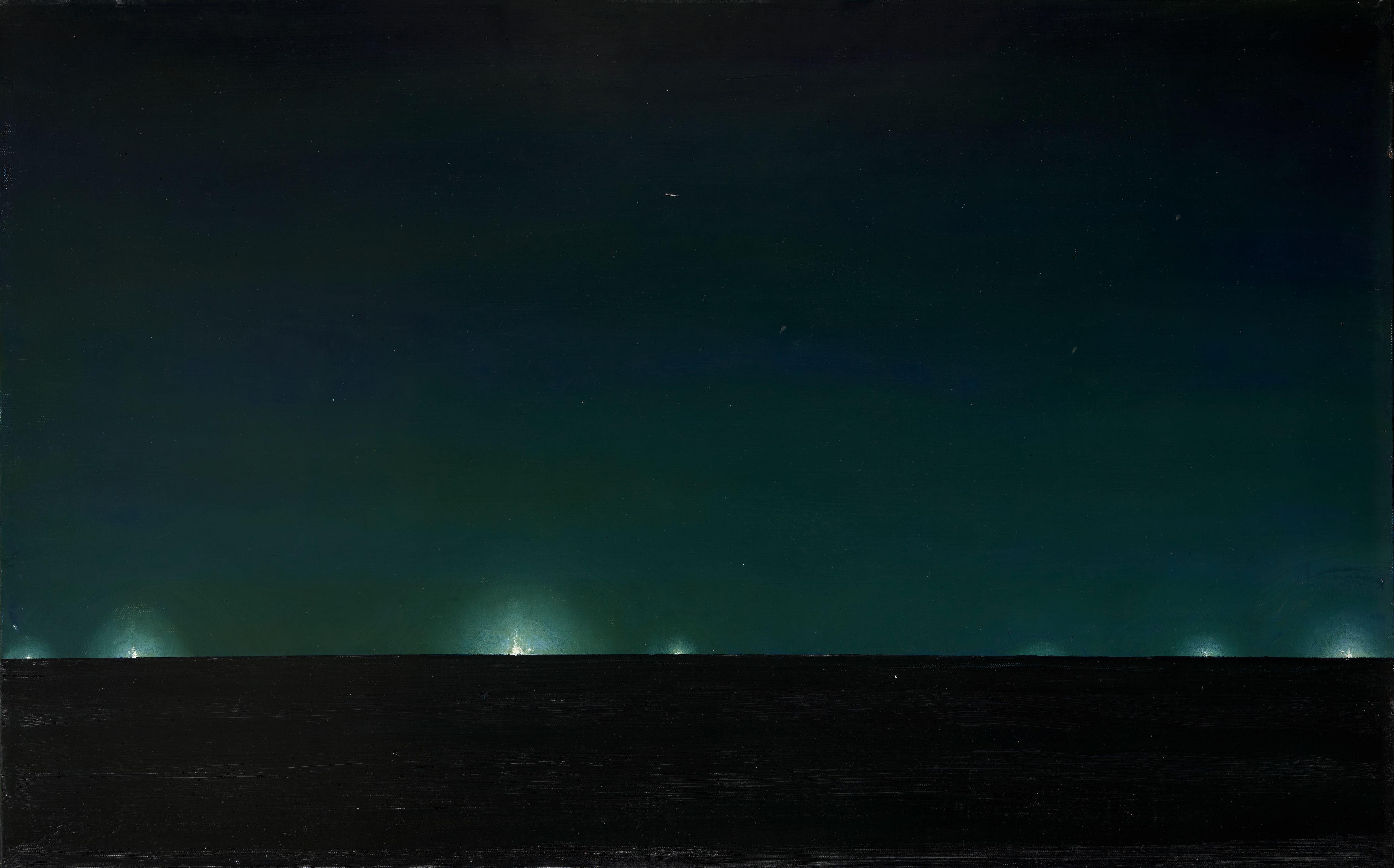 Stephen Hannock - Squid Boats on the Gulf of Siam: Early Morning