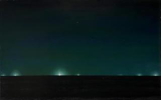 Stephen Hannock - Squid Boats on the Gulf of Siam: Early Morning