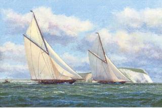Stephen J. Renard - Britannia And Her Rival, Neck And Neck Off The Needles