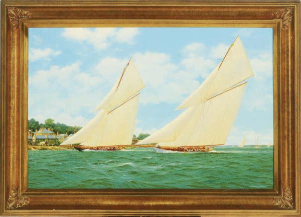 Stephen J. Renard - Britannia and Vigilant, 1894