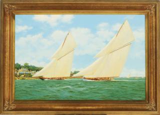 Stephen J. Renard - Britannia and Vigilant, 1894