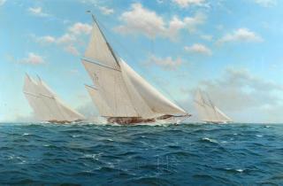 Stephen J. Renard - Cariad Racing Meteor IV and Cetonia, King\'s Cup, 1911