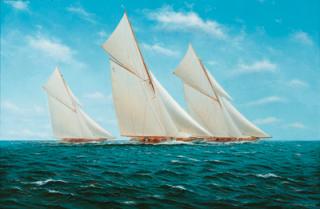 Stephen J. Renard - Hispania, Istria and Paula racing to windward