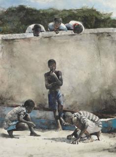 Stephen Scott Young - Study for \'The Marble Players\'