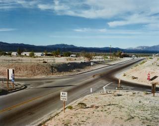 Stephen Shore - Cal. 177, Desert Center, California