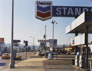 Stephen Shore - \'La Brea Ave. + Beverly Blvd., Los Angeles, California, 6/21/75\'
