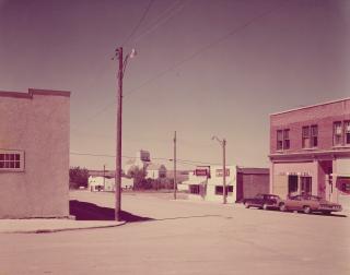 Stephen Shore - Main street, Gull lake, Saskatchewan, 1974