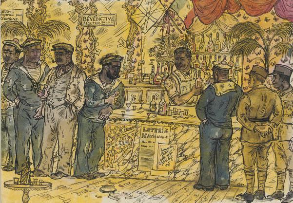 Stephen Tennant - The French bar