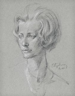Stephen Ward - Two portraits of Katharine, Duchess of Kent (one illustrated)