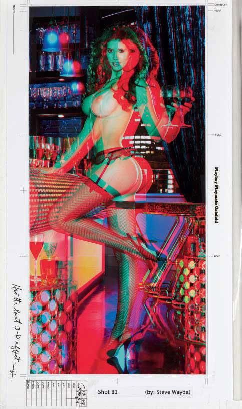 Stephen Wayda - Hope Dworaczyk, First 3-D Playmate of the Month, June 2010