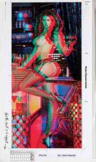 Stephen Wayda - Hope Dworaczyk, First 3-D Playmate of the Month, June 2010