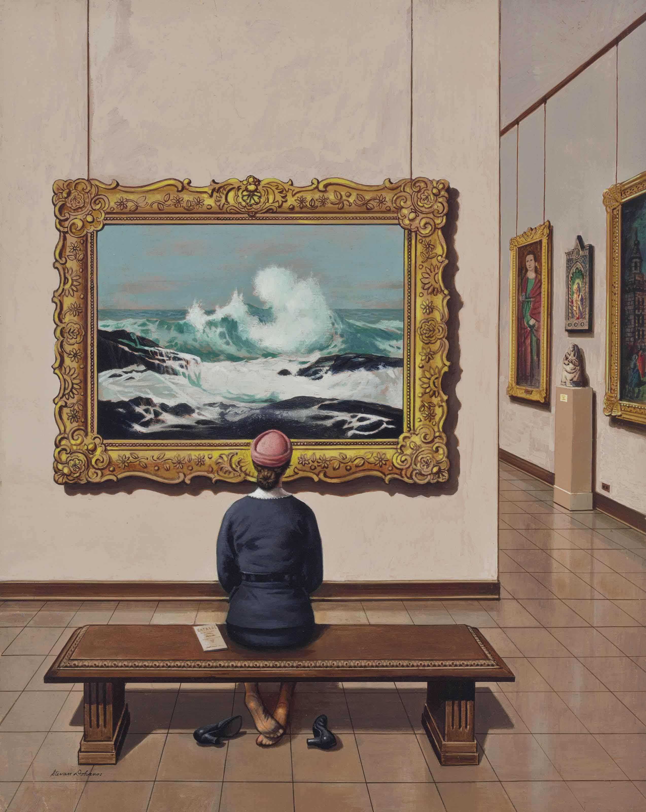 Stevan Dohanos - Art Lover (Tired Museum Feet)