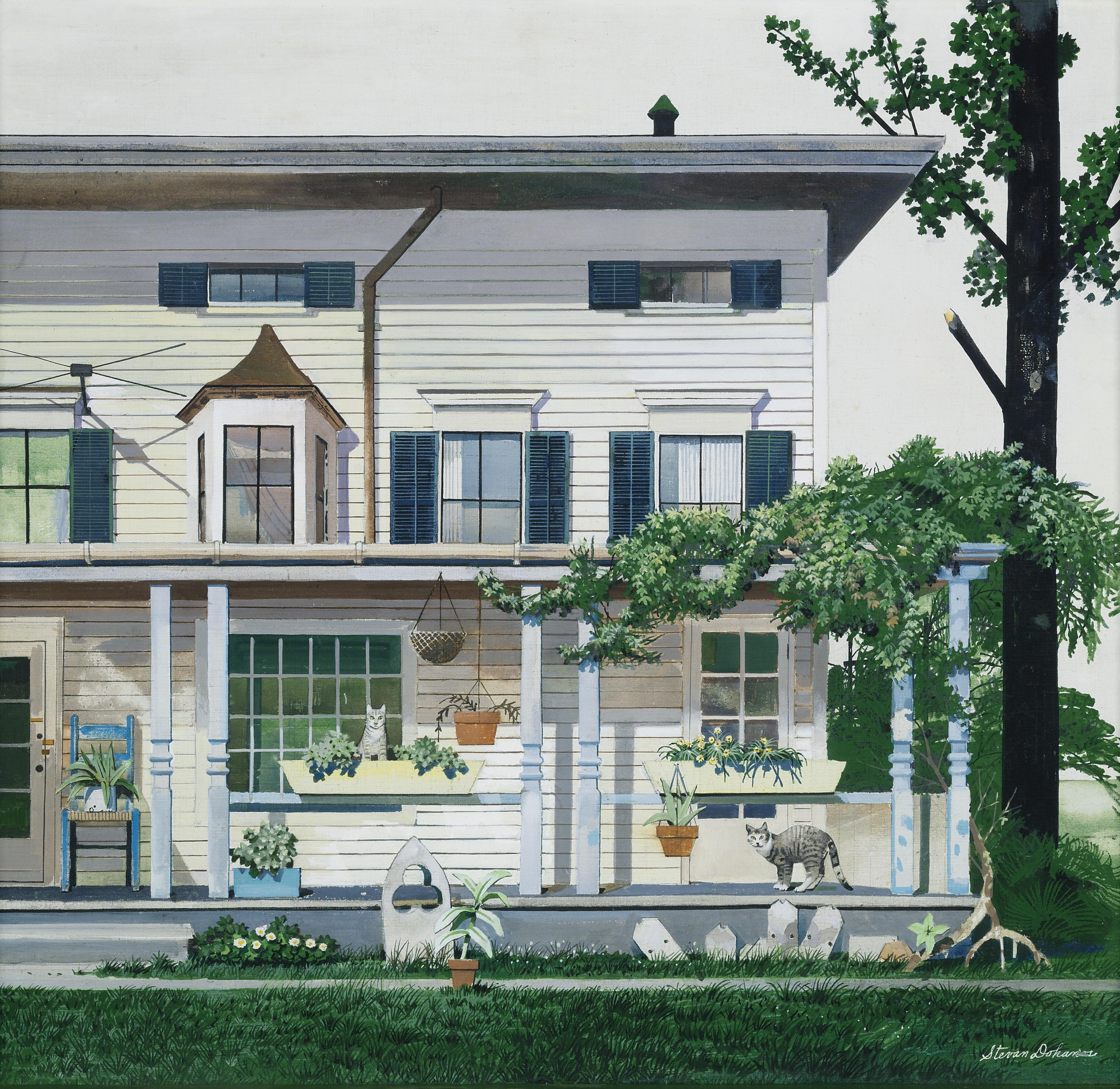 Stevan Dohanos - House In Westport