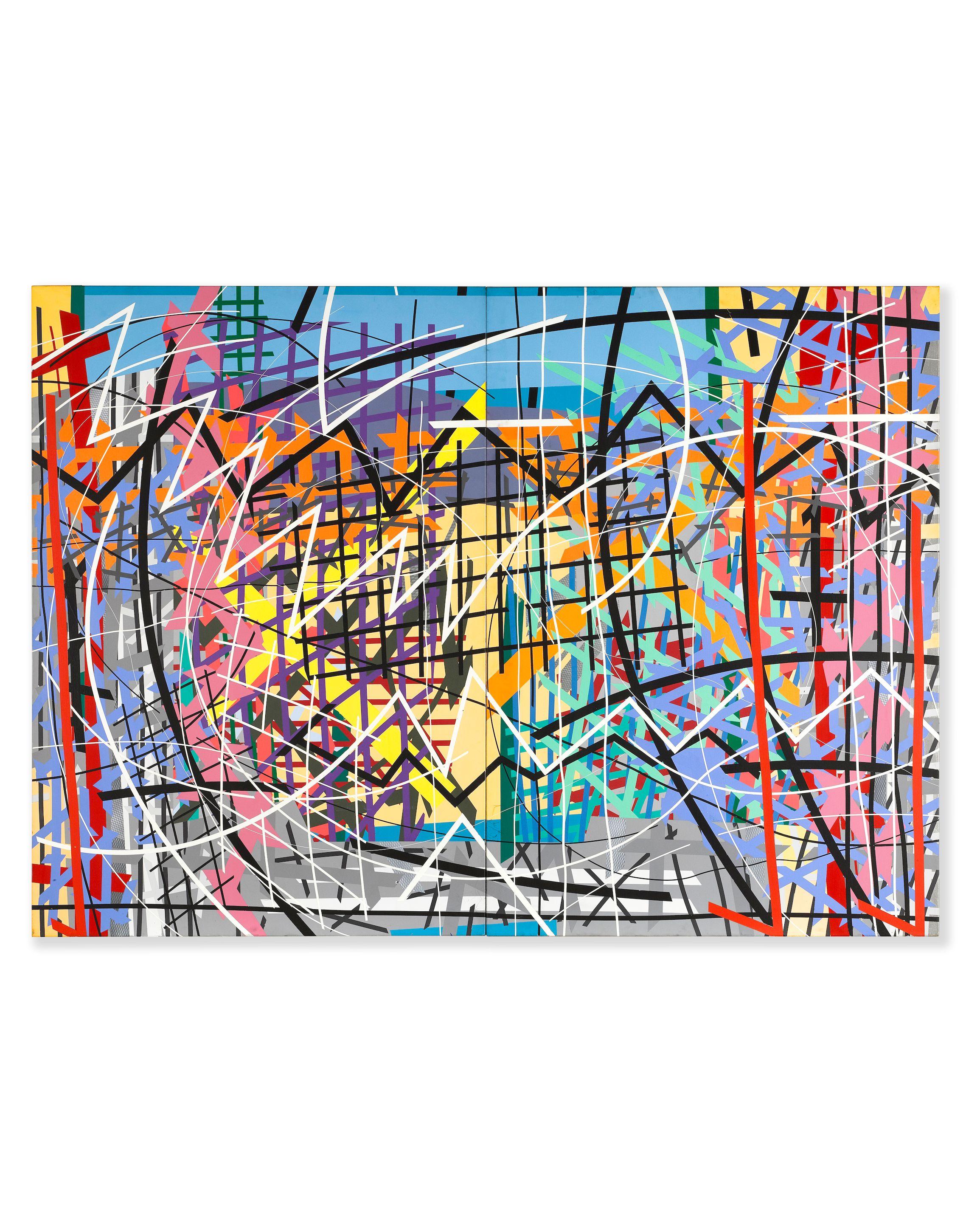 Steve McCallum - Juke Out (Diptych), 1986