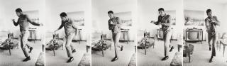 Steve Schapiro - Muhammad Ali (Cassius Clay) Shadowboxing at Home, Louisville, Kentucky, 1963