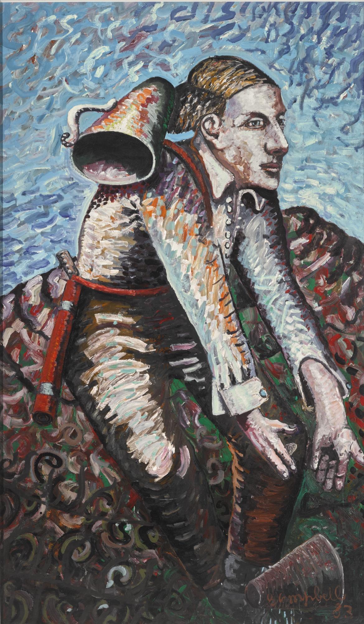 Steven Campbell - Gesturing Gardner With Watering Can