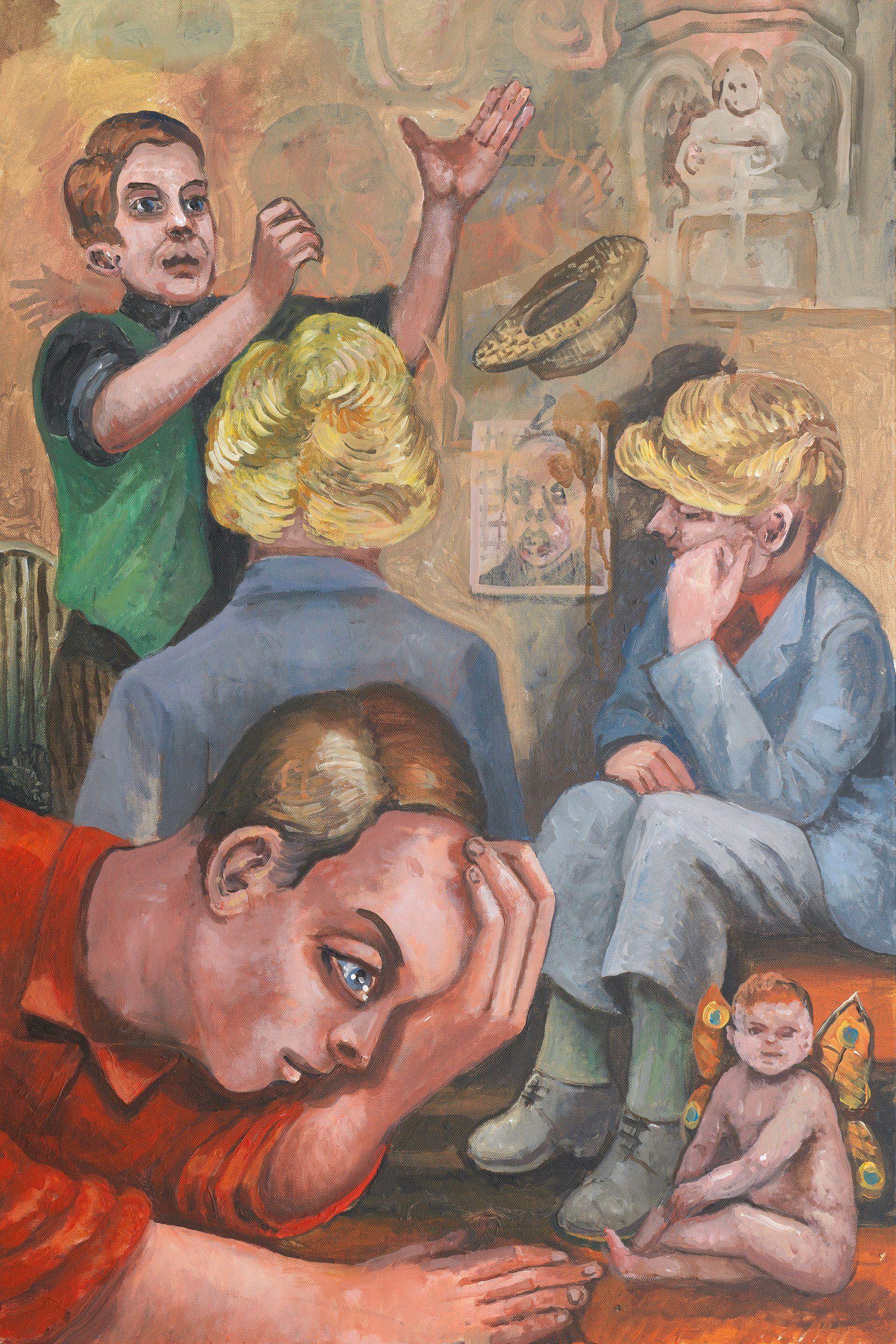 Steven Campbell - Nursery of the Barber/ed Hatter (2004)