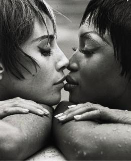 Steven Meisel - Christy Turlington and Naomi Campbell, early 1990s