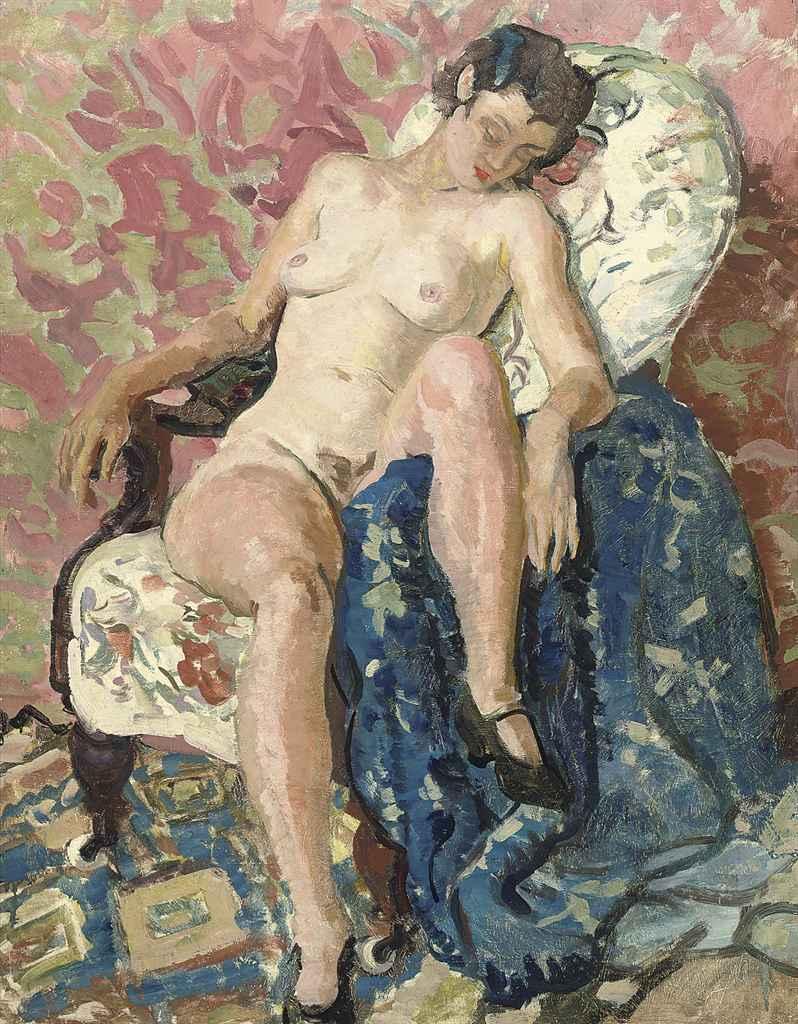 Steven Spurrier, R.A. - In the studio