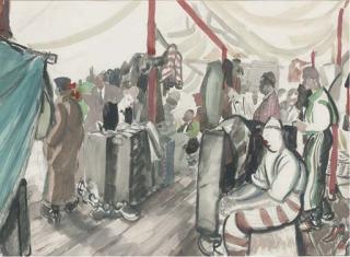 Steven Spurrier, R.A. - Men\'s Dressing-tent