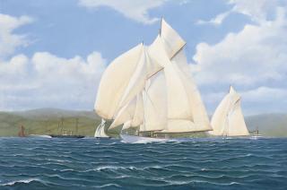 Stewart Joyce - Westward racing on the Clyde