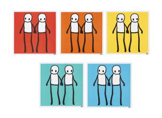 Stik - Holding Hands (Red, Orange, Yellow, Teal & Blue)