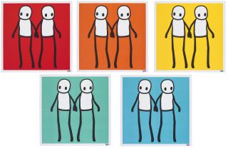 Stik - Holding Hands (Red, Yellow, Orange, Blue & Teal)