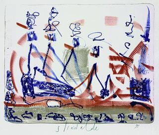 Strawalde - 7 Bll. Abstrakte Kompositionen