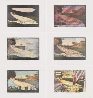 Strawalde - Konvolut von 6 Druckgrafiken (Aus: Schlummernde Venus).