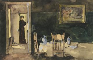 Stuart Davis - A Table Set For Two