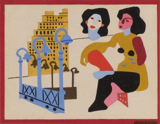 Stuart Davis - Buildings and Figures
