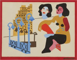 Stuart Davis - Buildings and Figures