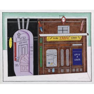 Stuart Davis - Café, Place Des Vosges