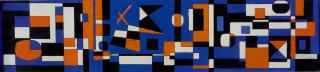 Stuart Davis - Color Sketch for Drake University Mural (Study for Allée) No. 2
