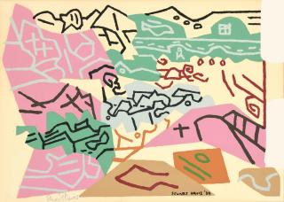 Stuart Davis - Landscape, Bass Rocks