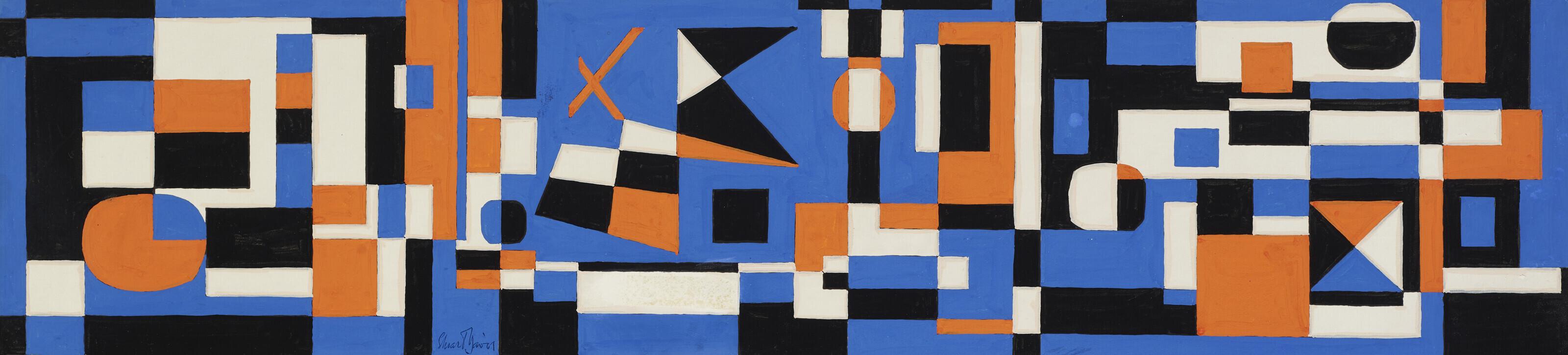 Stuart Davis - Scale Study #1 for \'Allée\'