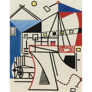 Stuart Davis - Seine Cart